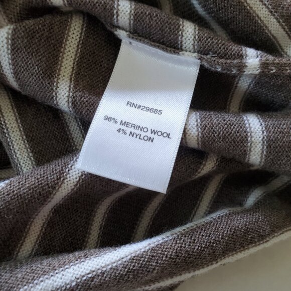 Pendleton Merino Wool Striped Turtle Neck XL - Picture 10 of 15